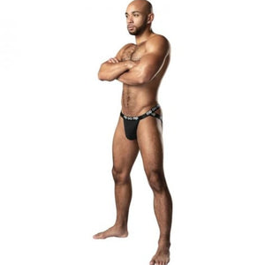 Male Power Infinite Comfort Amplifying Strappy Jock Black Buy in Singapore LoveisLove U4Ria 