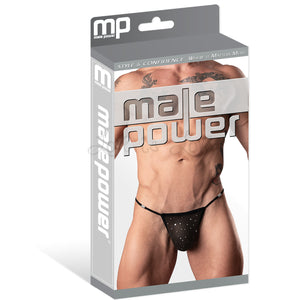 Male Power Show Stopper Posing Strap Silver Mesh Dot O/S Buy in Singapore LoveisLove U4Ria