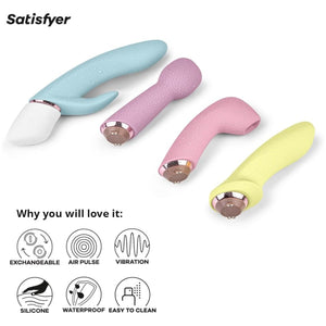 Satisfyer Fabulous Four or Marvelous Four Air Pulse and Vibrator Set