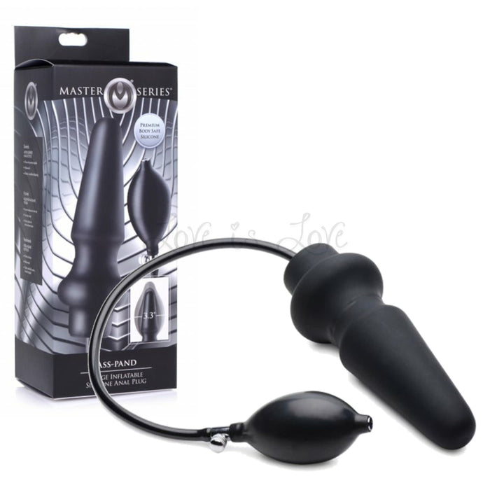 Master Series Ass-Pand Large Inflatable Silicone Anal Plug