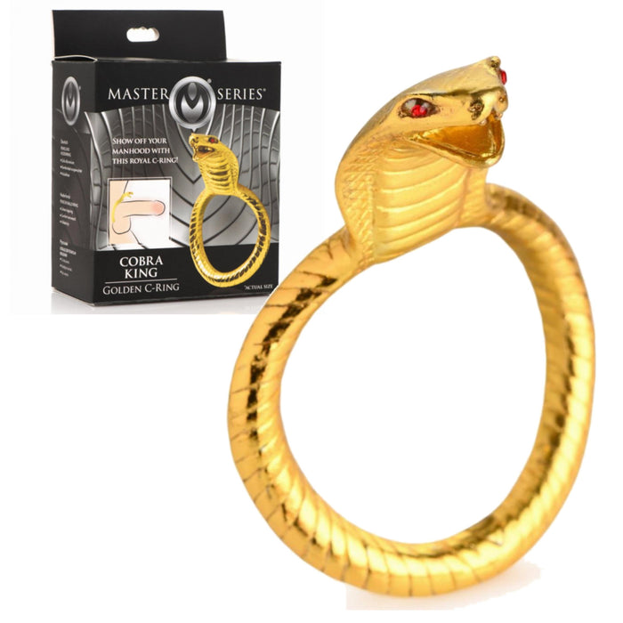 Master Series Cobra King Golden Cock Ring