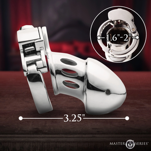 Master Series Cock Cuff Snap-On Chastity Cage Him - Chastity Devices Buy Sex Toys in Singapore LoveisLove U4Ria