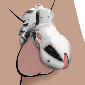 Master Series Cock Cuff Snap-On Chastity Cage Him - Chastity Devices Buy Sex Toys in Singapore LoveisLove U4Ria