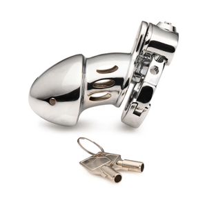 Master Series Cock Cuff Snap-On Chastity Cage Him - Chastity Devices Buy Sex Toys in Singapore LoveisLove U4Ria