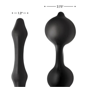 Master Series Devils Rattle Inflatable Silicone Anal Plug With Cock And Ball Ring Buy in Singapore LoveisLove U4Ria 