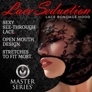 Master Series Lace Seduction Bondage Hood Buy in Singapore LoveisLove U4Ria 
