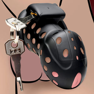 Master Series Lock Down Chastity Cage Black Buy in Singapore LoveisLove U4Ria 