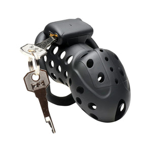 Master Series Lock Down Chastity Cage Black Buy in Singapore LoveisLove U4Ria 