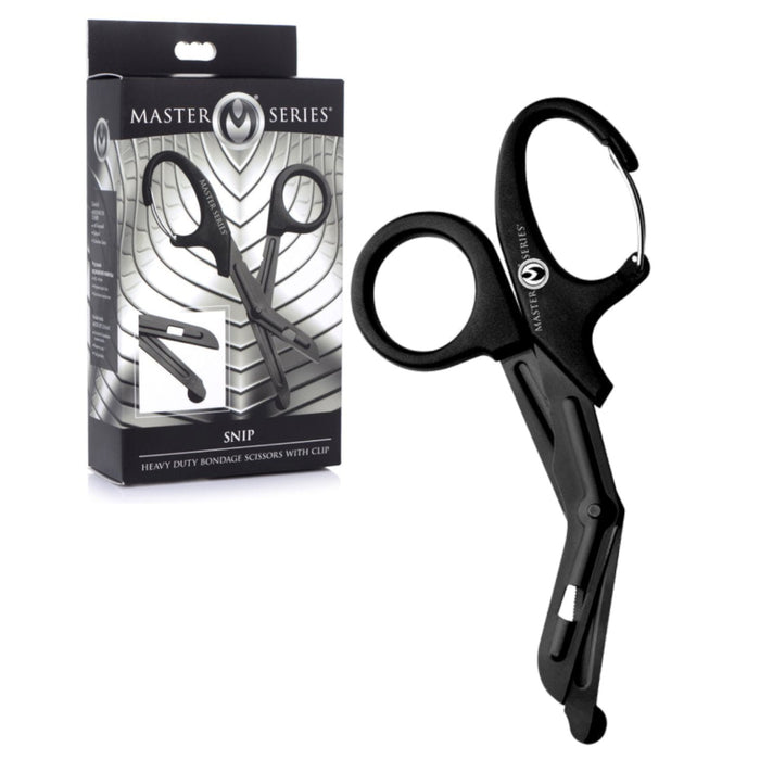 Master Series Snip Heavy Duty Bondage Scissors with Clip