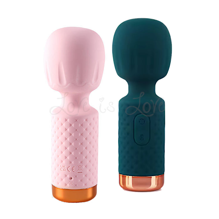 Mini AV Silicone Rechargeable Mini Wand Green or Pink