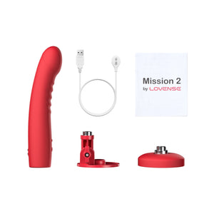 Lovense Mission 2 App-Controlled Touch-Sensitive Dildo Vibrator