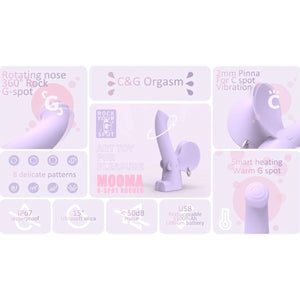 Monster Pub Mooma Smart Heating G-spot Massager Purple Buy in Singapore LoveisLove U4Ria 