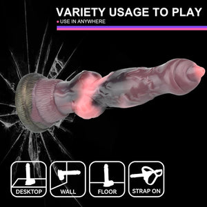Monster Wolf Large Fantasy Silicone Dildo with Suction Cup 5.8 Inch Dildos - Large & Unique Dildos  Buy Sex Toys in Singapore LoveisLove U4Ria
