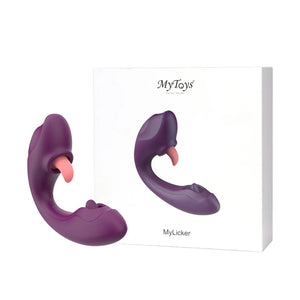 MyToys MyLicker Dual-Head Tongue Licking Vibrator Purple