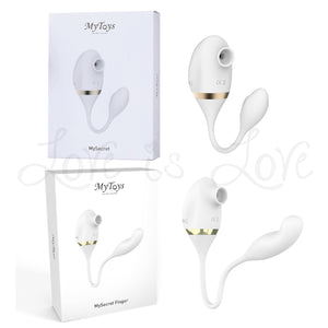 MyToys MySecret Finger MySecret Clit Suction and Vibrating Egg White Buy in Singapore LoveisLove U4Ria 