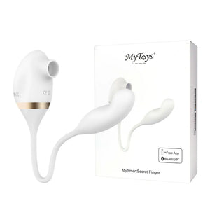 MyToys MySmartSecret or MySmartSecret Finger App-Controlled Clit Suction and Vibration Vibrators - Clitoral Suction Buy Sex Toys in Singapore LoveisLove U4Ria