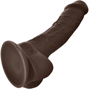 NS Novelties Colours Dual Density 8 Inch Dildo Dark Brown