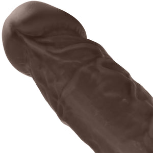 NS Novelties Colours Dual Density 8 Inch Dildo Dark Brown