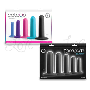 NS Novelties 5-Piece Set of Silicone Dilator Kit Multicolor or Black Buy in Singapore LoveisLove U4Ria 