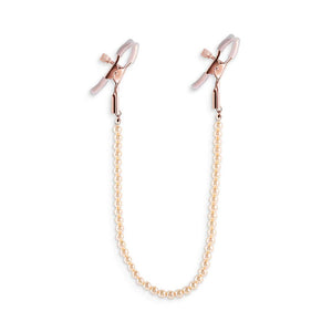 NS Novelties Bound Adjustable Nipple Clamps DC1 With Beaded Chain Rose Gold Buy in Singapore LoveisLove U4Ria 