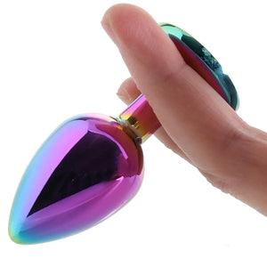 NS Novelties Rear Assets Aluminum Multicolor Butt Plug