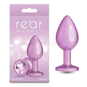 NS Novelties Rear Assets Iridescent Pink Butt Plug Buy in Singapore LoveisLove U4Ria 