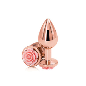 NS Novelties Rear Assets Rose Anal Plug Gold/Red or Silver/Black or Rose Gold/Pink Buy in Singapore LoveisLove U4Ria 