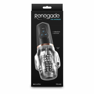 NS Novelties Renegade Avenger Automatic Masturbator Black Buy in Singapore LoveisLove U4Ria 