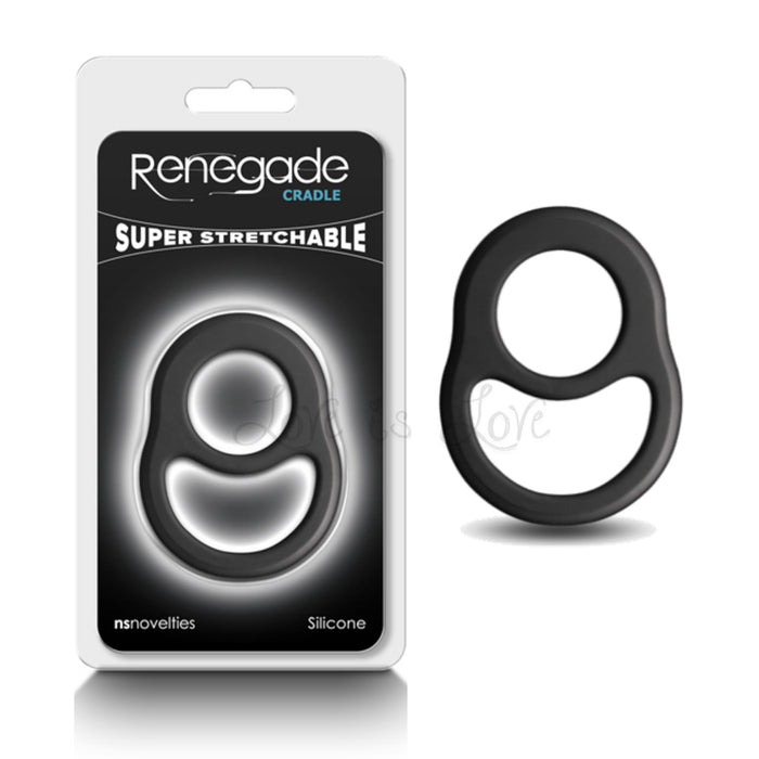 NS Novelties Renegade Cradle Silicone Cock Ring