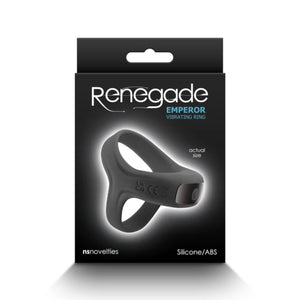 NS Novelties Renegade Emperor Vibrating Silicone Ring Black Buy in Singapore LoveisLove U4Ria 