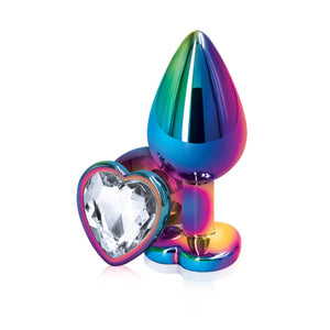 NS Novelties Rear Assets Aluminum Multicolor Butt Plug