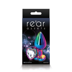 NS Novelties Rear Assets Aluminum Multicolor Butt Plug