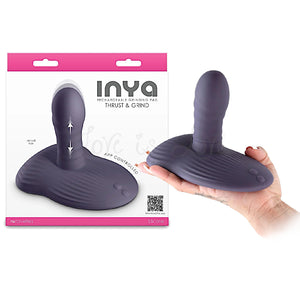 NS Novelties INYA Thrust & Grind App-Controlled Rechargeable Grinding Pad Gray Vibrators - Clit Stimulation & G-Spot Buy Sex Toys in Singapore LoveisLove U4Ria