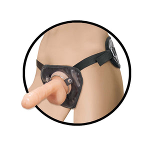 Nasstoys Realskin Squirting Penis with Adjustable Harness 8 Inch or 6 Inch