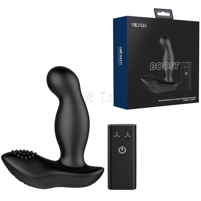 Nexus Boost Rechargeable Inflatable Prostate Massager with Remote Control