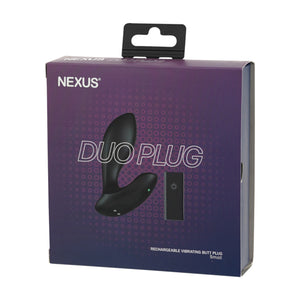 Nexus Duo Plug Rechargeable Remote Controlled Vibrating Butt Plug Small Buy in Singapore LoveisLove U4Ria 