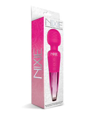 Nixie Rechargeable Wand Massager Pink Ombre Metallic