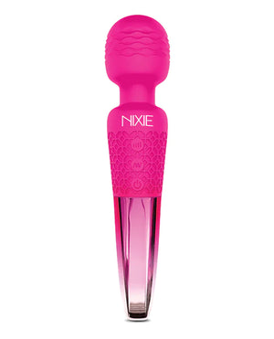 Nixie Rechargeable Wand Massager Pink Ombre Metallic