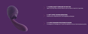 Tracy's Dog OG 3 Clitoral Sucking And G-Spot Vibrator Vibrators - Clit Stimulation & G-Spot Buy Sex Toys in Singapore LoveisLove U4Ria