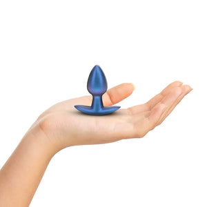 Shots Ouch! Smooth Silicone Anal Plug Small Metallic Blue Anal - Anal Probes & Tools Buy Sex Toys in Singapore LoveisLove U4Ria