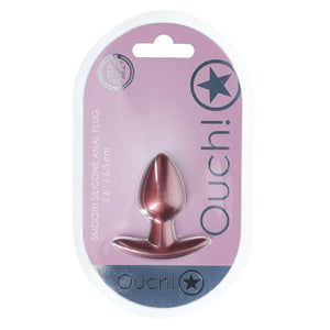 Shots Ouch! Smooth Silicone Anal Plug Small Rose Gold Anal - Anal Probes & Tools Buy Sex Toys in Singapore LoveisLove U4Ria