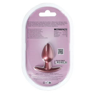 Shots Ouch! Smooth Silicone Anal Plug Small Rose Gold Anal - Anal Probes & Tools Buy Sex Toys in Singapore LoveisLove U4Ria