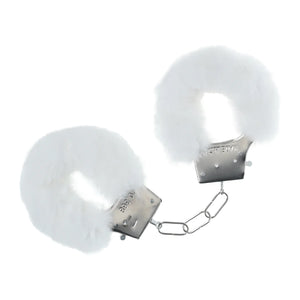 Shots Ouch! Classic Fluffy Handcuffs Red or White