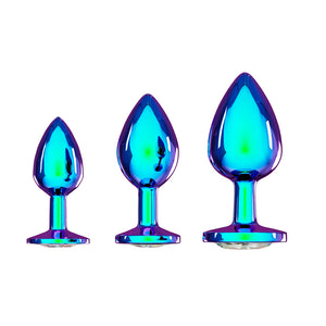 Shots Ouch! Venice Collection Metal Anal Plug Set Iridescent or Pink Anal - Anal Metal Toys  Buy Sex Toys in Singapore LoveisLove U4Ria
