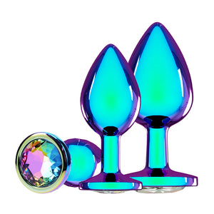 Shots Ouch! Venice Collection Metal Anal Plug Set Iridescent or Pink Anal - Anal Metal Toys  Buy Sex Toys in Singapore LoveisLove U4Ria