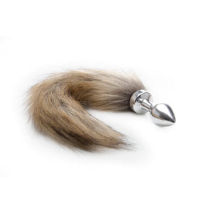 Shots Ouch! Fox Tail Steel Butt Plug Gold or Silver Anal - Tail & Jewelled Butt Plugs  Buy Sex Toys in Singapore LoveisLove U4Ria