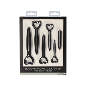 Shots Ouch! Silicone Vaginal Dilator Set Pink OR Black For Her - Dilator Kit/Set  Buy Sex Toys in Singapore LoveisLove U4Ria