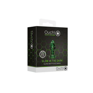 Shots Ouch! Glass Butt Plug Glow in the Dark Anal - Anal Glass Toys Buy Sex Toys in Singapore LoveisLove U4Ria