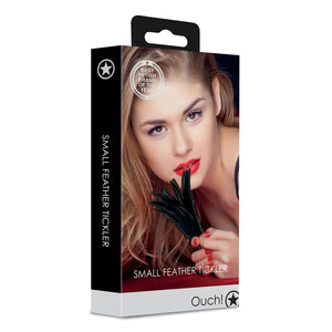 Shots Ouch! Small Feather Tickler Black Bondage - Paddles/Spankers/Ticklers Buy Sex Toys in Singapore LoveisLove U4Ria