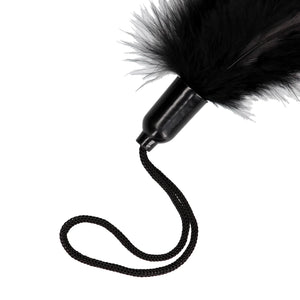 Shots Ouch! Small Feather Tickler Black Bondage - Paddles/Spankers/Ticklers Buy Sex Toys in Singapore LoveisLove U4Ria